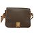 Céline Borsa a Spalla in Tela Macadam CELINE in Pelle PVC Marrone Oro Auth 136153 D'oro - vista 2