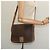 Céline Borsa a Spalla in Tela Macadam CELINE in Pelle PVC Marrone Oro Auth 136153 D'oro - vista 21
