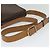 Céline Borsa a Spalla in Tela Macadam CELINE in Pelle PVC Marrone Oro Auth 136153 D'oro - vista 7