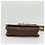 Céline Borsa a Spalla in Tela Macadam CELINE in Pelle PVC Marrone Oro Auth 136153 D'oro - vista 9