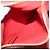 Chloé Borsa Tote in Pelle Rossa e Dorata Chloe Dylan Auth am8898 Rosso D'oro - vista 21