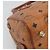 Sac Boston MCM Logogram Vicetos en cuir PVC marron et or Auth am8857 Doré - vue 11
