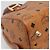 Sac Boston MCM Logogram Vicetos en cuir PVC marron et or Auth am8857 Doré - vue 13