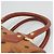 Sac Boston MCM Logogram Vicetos en cuir PVC marron et or Auth am8857 Doré - vue 8