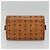 Sac Boston MCM Logogram Vicetos en cuir PVC marron et or Auth am8857 Doré - vue 9