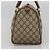 Borsa a Mano GUCCI GG Supreme PVC Beige Oro 001 39 6842 Auth ep9977 D'oro - vista 5