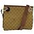 Borsa a Spalla GG Canvas Gucci Beige Oro Auth ep9963 D'oro