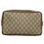 GUCCI GG Plus Supreme Clutch Bag PVC Beige Oro Auth sw1322 D'oro - vista 3