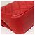 CHANEL Borsa a Spalla Matelassé in Pelle di Agnello Rossa Oro CC Auth 136059 Rosso D'oro - vista 13