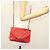 CHANEL Borsa a Spalla Matelassé in Pelle di Agnello Rossa Oro CC Auth 136059 Rosso D'oro - vista 28