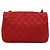 CHANEL Borsa a Spalla Matelassé in Pelle di Agnello Rossa Oro CC Auth 136059 Rosso D'oro - vista 3