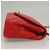 CHANEL Borsa a Spalla Matelassé in Pelle di Agnello Rossa Oro CC Auth 136059 Rosso D'oro - vista 4