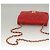 CHANEL Borsa a Spalla Matelassé in Pelle di Agnello Rossa Oro CC Auth 136059 Rosso D'oro - vista 8