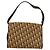 Christian Dior Trotter Canvas Shoulder Bag Brown Gold Auth 135940 Golden - view 3