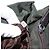 PRADA Schultertasche Nylon Leder Khaki Silber Authentisch bs28226 - Ansicht 11