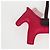 Hermès HERMES Rodeo Charm PM Charm Pelle Rosa Auth 133735 - vista 4