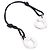 Bracciale Regolabile Dinh Van Menotte GM Argento Sterling XL con Gemelli - vista 4