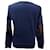 Autre Marque A.P.C Pullover aus navyblauer Baumwolle Marineblau  - Ansicht 3