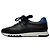 Sneakers con lacci Hermès Trail in pelle blu navy - vista 4