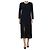 Céline Navy-blaues Fransen-Kleid - Größe UK 10