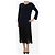 Céline Navy-blaues Fransen-Kleid - Größe UK 10 - Ansicht 2
