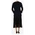 Céline Navy-blaues Fransen-Kleid - Größe UK 10 - Ansicht 3
