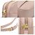 Céline Borsa a spalla in pelle rosa Celine - vista 3