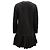 Diane Von Furstenberg Abrigo de lana negro DvF Balencia estilo flapper - vista 3