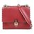 Borsa a Spalla Mini Canai di Fendi Rosso