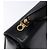 Borsa a mano Gancini in pelle nera e oro Salvatore Ferragamo Auth yk19008 Nero D'oro - vista 19