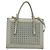 BALENCIAGA Hand Bag Leather 2way Gray Gold Auth bs28318 - view 2