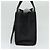 Borsa a mano in pelle nera e argento VERSACE Auth am8883 Nero - vista 4