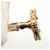 Van Cleef & Arpels Vintage Alhambra Onyx Pierce 18K Gold(750) Gold Auth 132990M Black Golden  - view 7