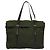 PRADA Tote Bag aus Nylon Khaki Silber authentisch bs27300 - Ansicht 13