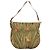 Borsa a Spalla Salvatore Ferragamo Nylon Verde Oro Auth sw1112 D'oro