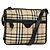 Borsa a spalla Nova Check in PVC beige Auth 133569 di BURBERRY