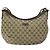 Borsa a Spalla GG Canvas Gucci Beige Oro 181092 Auth 134763 - vista 13