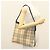 Borsa a spalla Burberry Nova Check PVC Beige Argento Auth ep10120 - vista 21