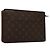 LOUIS VUITTON Monogram Pochette Herren Clutch Tasche M51795 LV Auth 134045 Monogramm
