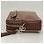 GUCCI Clutch in pelle marrone argento 337083 Auth sw1217 - vista 4