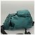 Zaino PRADA Satin Blu Auth yk19071 - vista 4