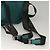 Zaino PRADA Satin Blu Auth yk19071 - vista 9