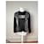 Vintage Fendi Polyester gestreifter Pullover M Schwarz  - Ansicht 10