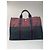 Vintage Hermès Baumwolltasche lila schwarz - Ansicht 12