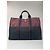 Vintage Hermès Baumwolltasche lila schwarz - Ansicht 2