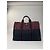 Vintage Hermès Baumwolltasche lila schwarz - Ansicht 6