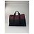 Vintage Hermès Baumwolltasche lila schwarz - Ansicht 8