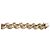 Autre Marque Bracciale Tennis con Diamanti Placcato Oro D'oro - vista 5