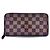 Portafoglio Zippy Damier Ebene Louis Vuitton Marrone