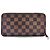 Portafoglio Zippy Damier Ebene Louis Vuitton Marrone - vista 2